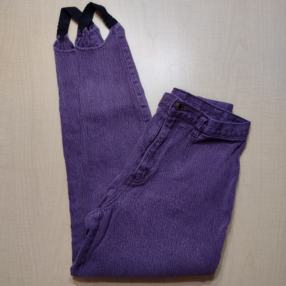Gitano Vintage 80s Women's Purple Jeans - Picture 6 of 13